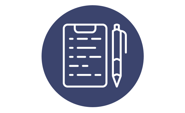 notepad icon with pen